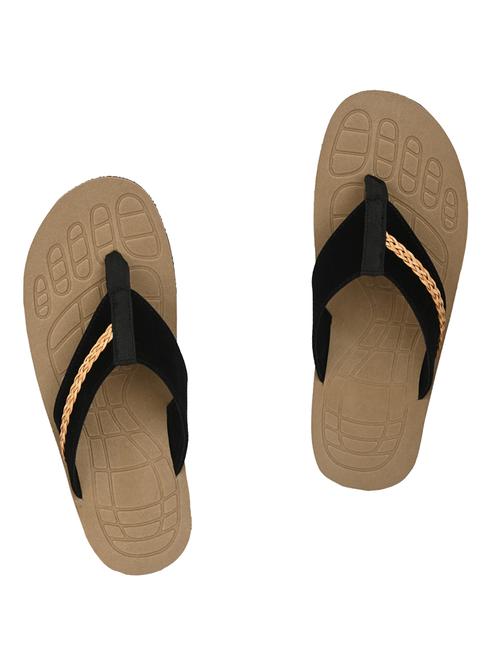 brown toe separator slippers - 17172001 - Standard Image - 1