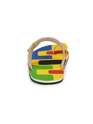 multi colored toe separator slippers - 17172008 - Standard Image - 4