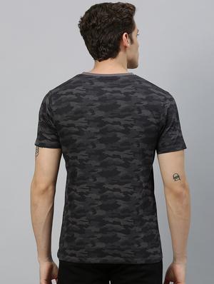 grey camouflage print t-shirt - 17172180 - Standard Image - 3