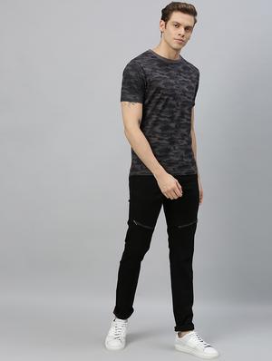 grey camouflage print t-shirt - 17172180 - Standard Image - 4