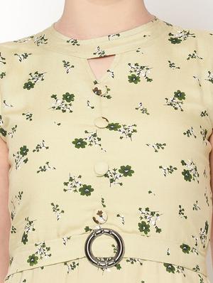 tie back ditsy floral dress - 17172840 - Standard Image - 6