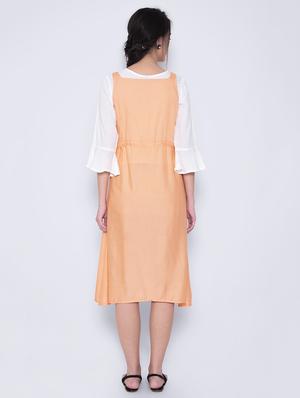 drawstring waist a-line dress - 17173067 - Standard Image - 3
