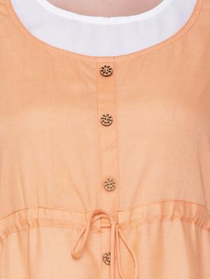 drawstring waist a-line dress - 17173067 - Standard Image - 4