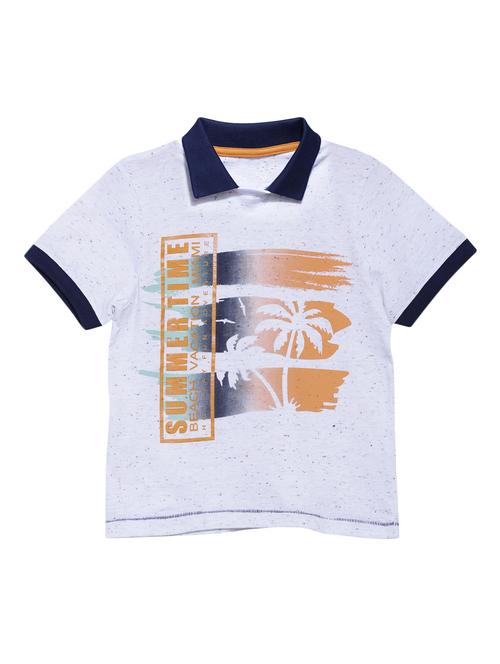 white cotton tshirt - 17173104 - Standard Image - 1