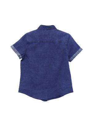 blue cotton shirt - 17173141 - Standard Image - 2