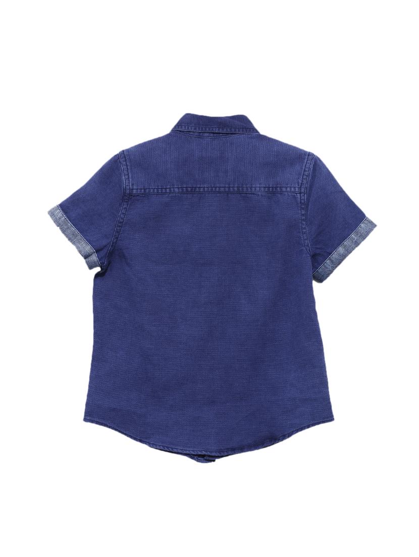 blue cotton shirt - 17173141 - Zoom Image - 2