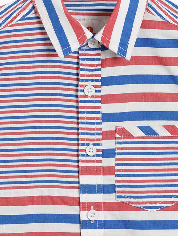 red cotton shirt - 17173145 - Zoom Image - 3