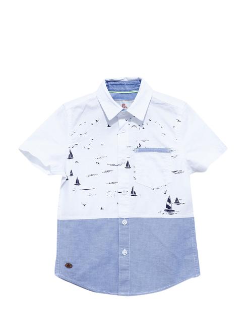 blue cotton shirt - 17173149 - Standard Image - 1