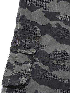grey cotton shorts - 17173161 - Standard Image - 3
