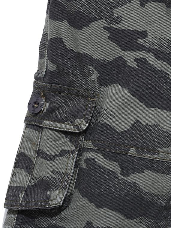 grey cotton shorts - 17173161 - Zoom Image - 3