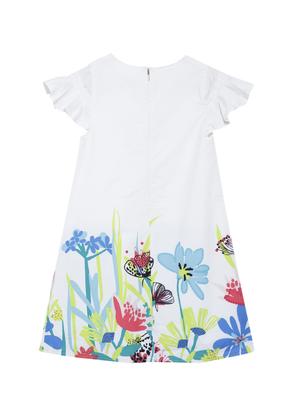 white cotton frock - 17173185 - Standard Image - 2