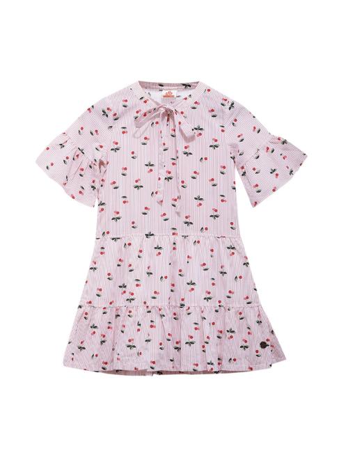 pink cotton frock - 17173189 - Standard Image - 1