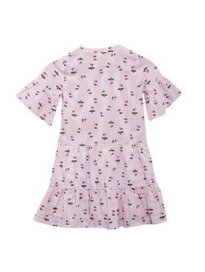 pink cotton frock - 17173189 - Standard Image - 2