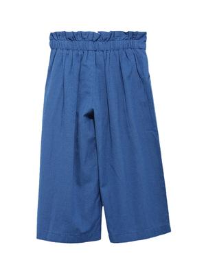 blue viscose palazzo trouser - 17173212 - Standard Image - 2