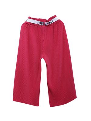 pink polyester palazzo trouser - 17173215 - Standard Image - 2
