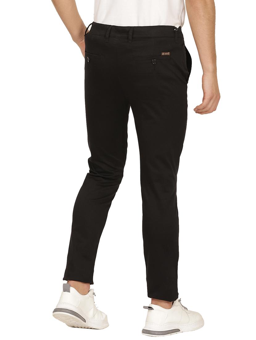 black solid chinos - 17173606 - Zoom Image - 3
