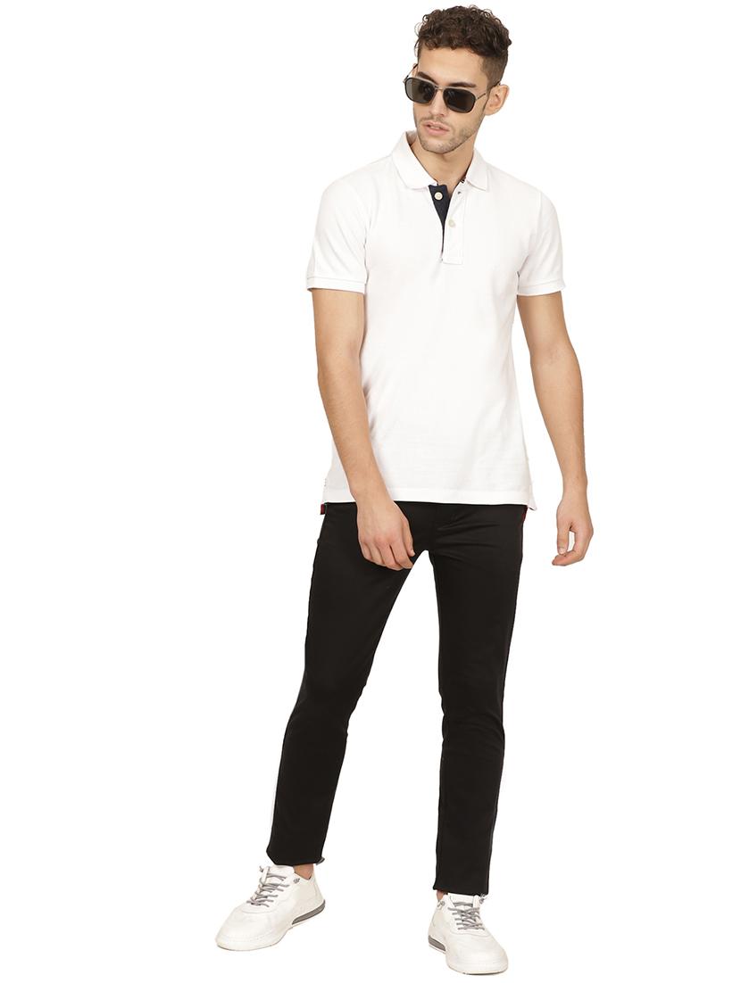 black solid chinos - 17173606 - Zoom Image - 4