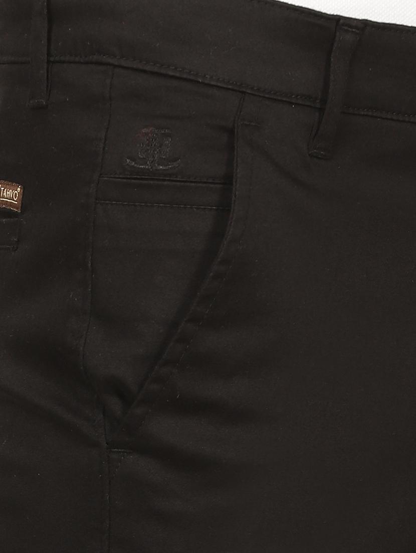 black solid chinos - 17173606 - Zoom Image - 5