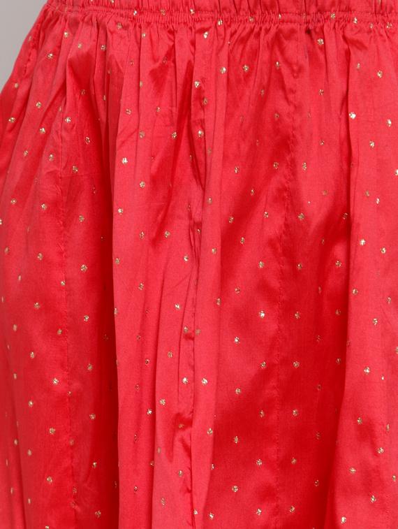 gold silk blend lehnga choli - 17173636 - Zoom Image - 5