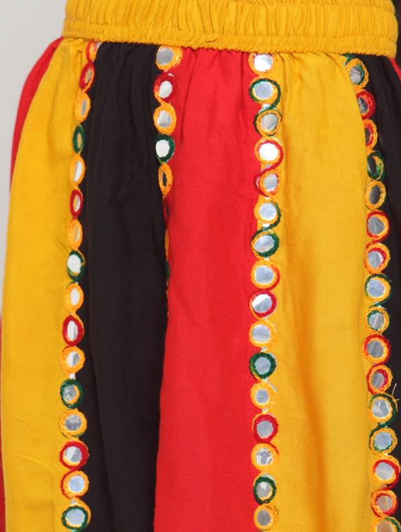 yellow rayon lehnga choli - 17173653 - Zoom Image - 5
