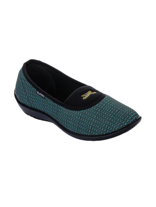 green slip on ballerinas - 17173673 - Standard Image - 1