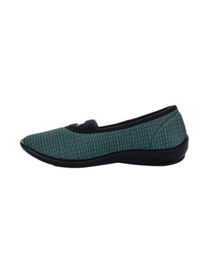 green slip on ballerinas - 17173673 - Standard Image - 2