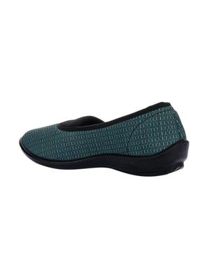green slip on ballerinas - 17173673 - Standard Image - 3