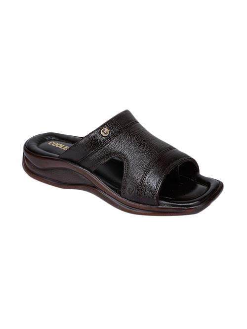 brown slip on slippers - 17173697 - Very Small Image - 1