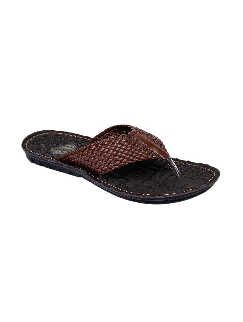 brown slip on slippers - 17173698 - Zoom Image - 1