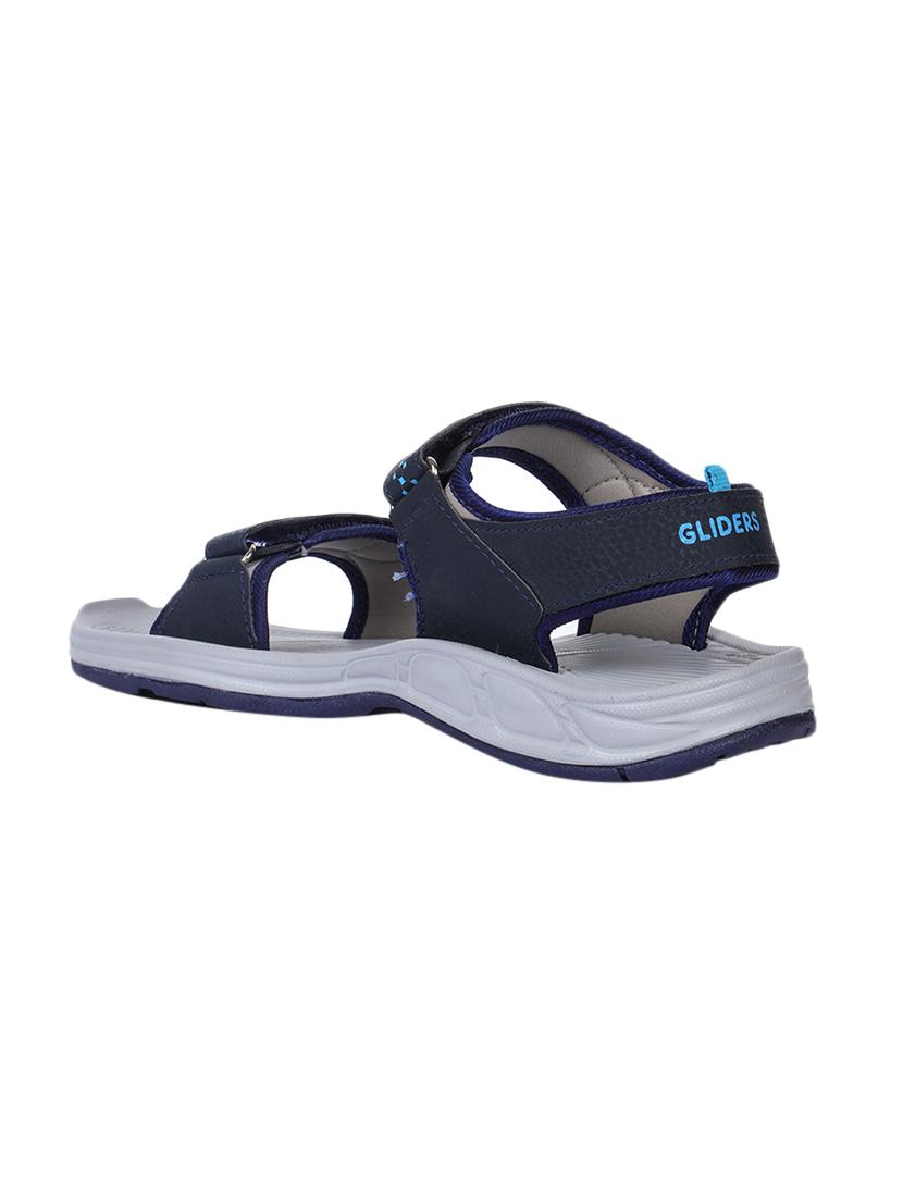 navy pu slip on sandals - 17173712 - Zoom Image - 3
