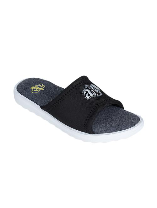 black fabric slippers flip flops - 17173726 - Standard Image - 1