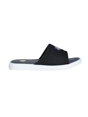black fabric slippers flip flops - 17173726 - Standard Image - 2