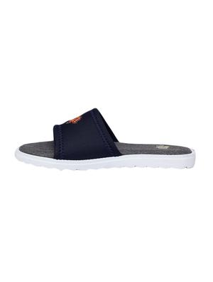blue fabric slippers flip flops - 17173728 - Standard Image - 2