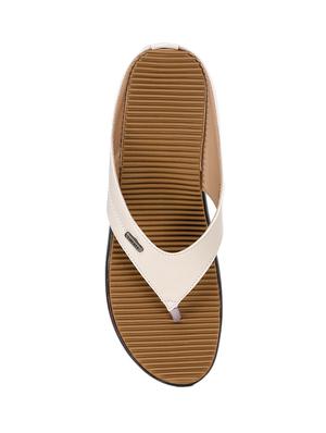 beige pu slippers flip flops - 17173735 - Standard Image - 4