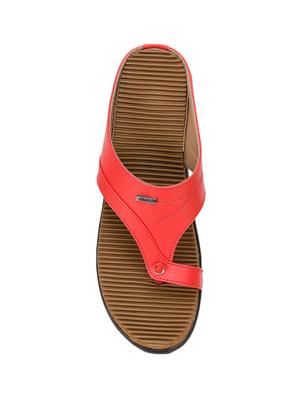 red pu slippers flip flops - 17173737 - Standard Image - 4