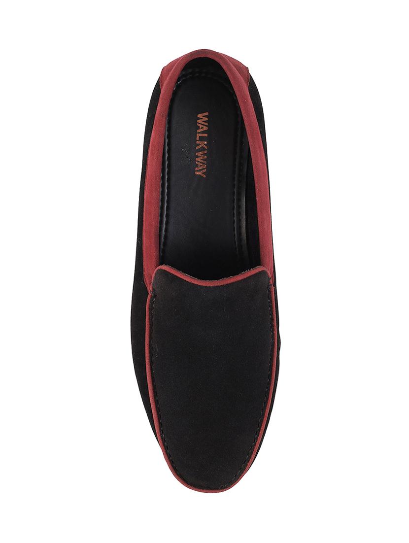 black synthetic slip on loafers - 17173783 - Zoom Image - 4