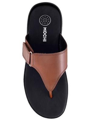 brown leather flip flops - 17174024 - Standard Image - 3