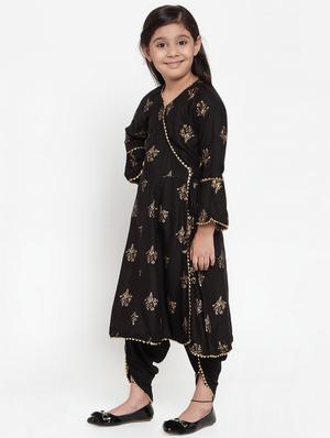 black rayon suit set - 17174992 - Standard Image - 2