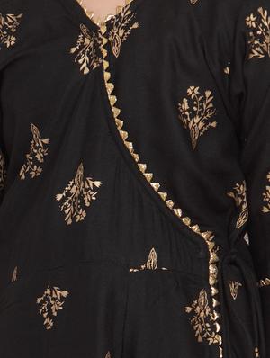 black rayon suit set - 17174992 - Standard Image - 5