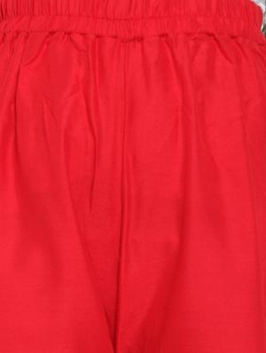red rayon suit set - 17174994 - Standard Image - 5