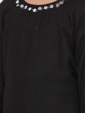 black rayon suit set - 17174996 - Standard Image - 4