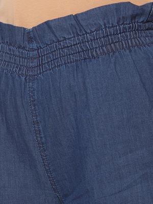 high rise denim shorts - 17175022 - Standard Image - 5