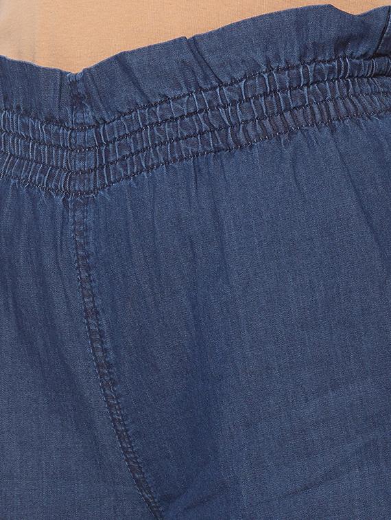 high rise denim shorts - 17175022 - Zoom Image - 5