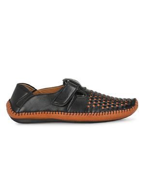 black slip on sandals - 17175053 - Standard Image - 2