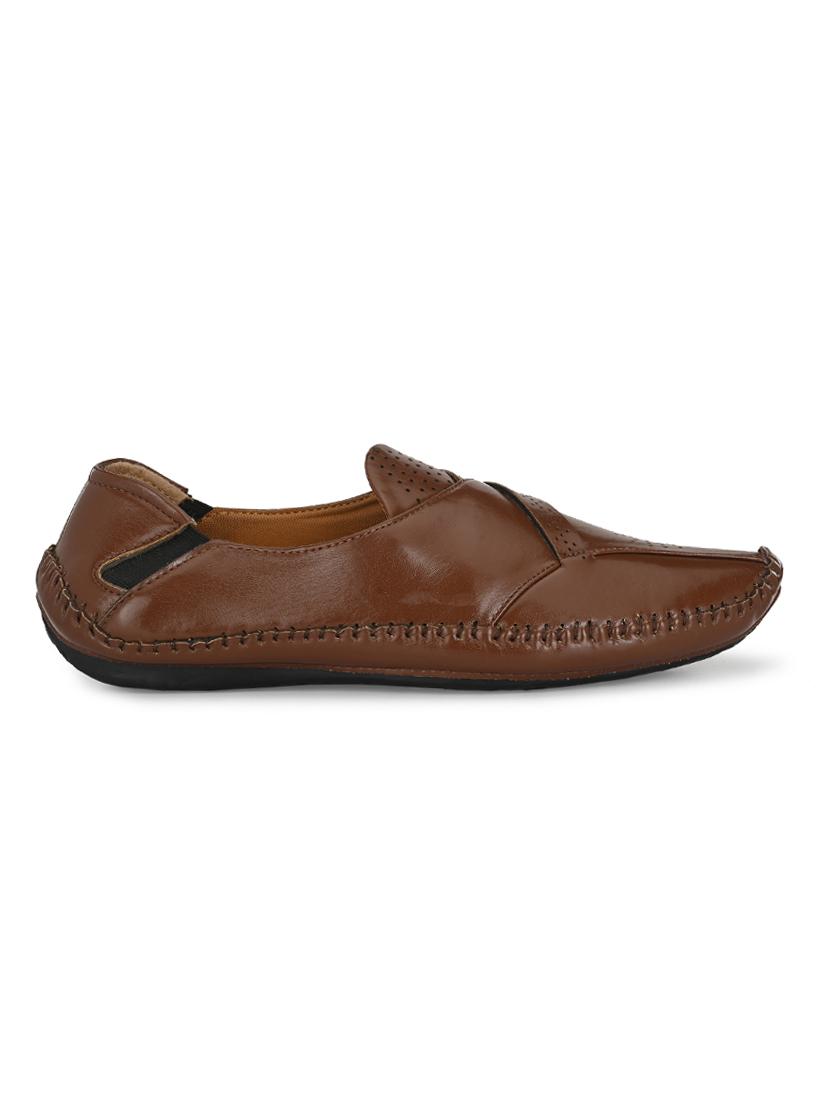 brown slip on loafers - 17175055 - Zoom Image - 2