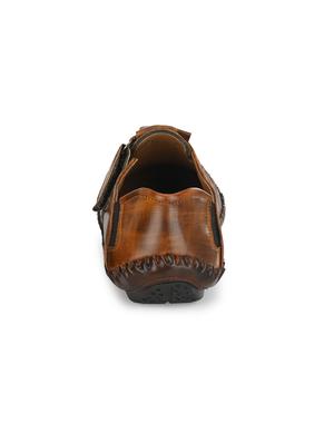 tan back strap sandals - 17175062 - Standard Image - 3