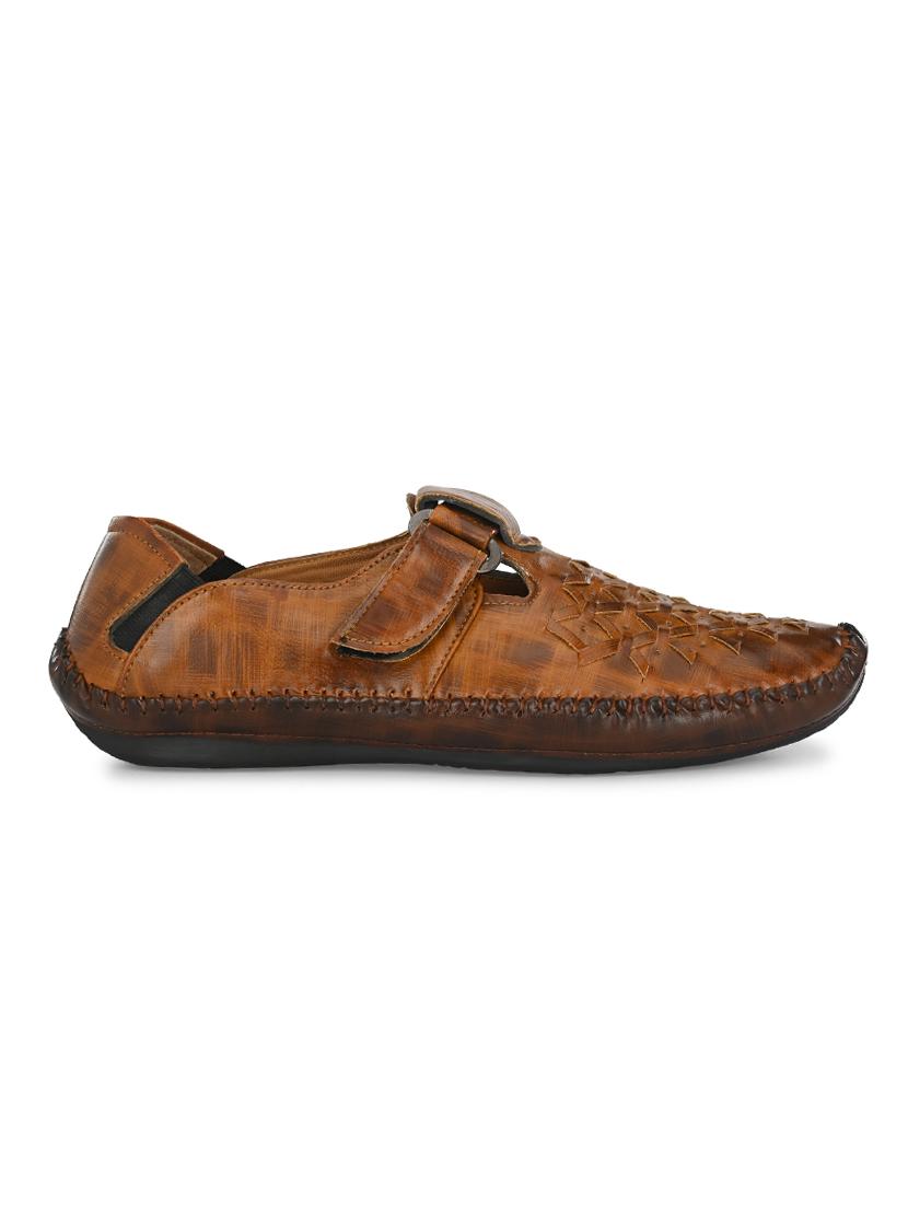 tan back strap sandals - 17175062 - Zoom Image - 2