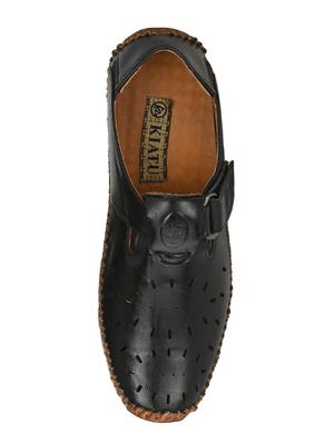 black back strap sandals - 17175064 - Standard Image - 4