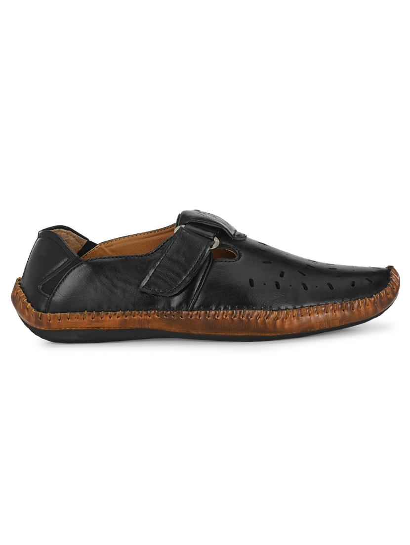 black back strap sandals - 17175064 - Zoom Image - 2