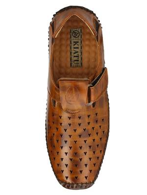 tan back strap sandals - 17175067 - Standard Image - 4
